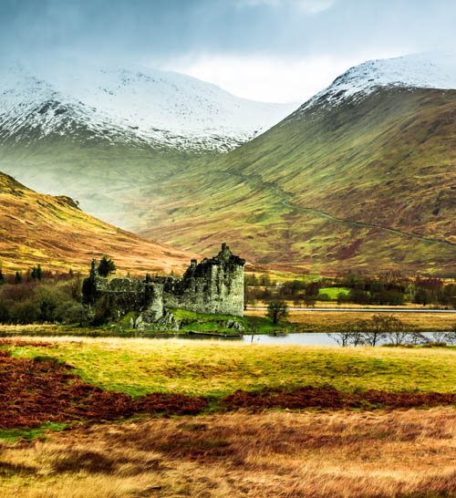 highland castle ruin