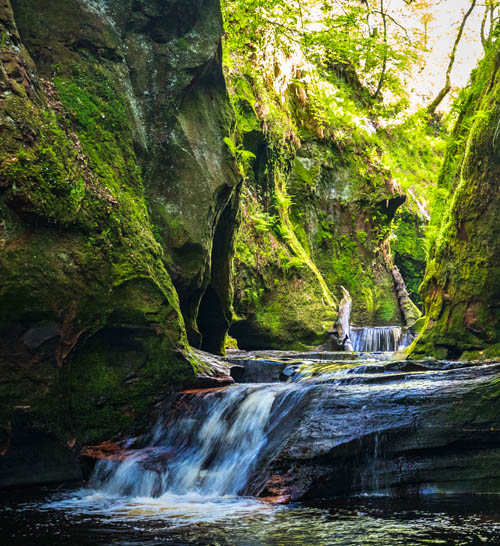 waterfall in scotland