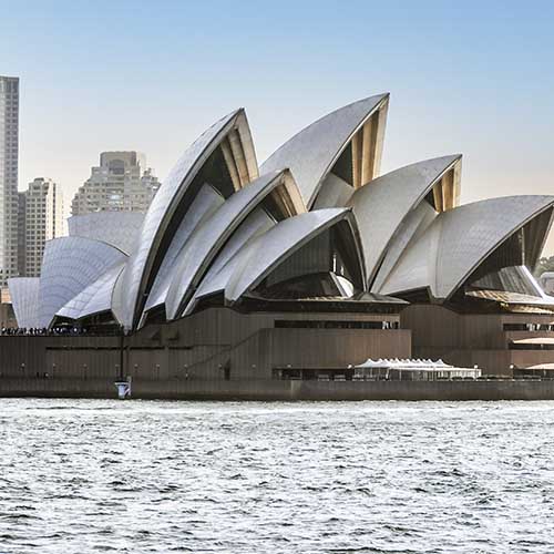 Sydney Opera House at sunset